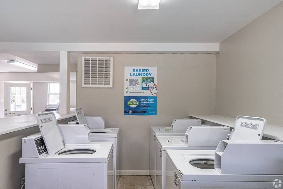 laundry facility at The Wilshire, Lake Charles, Louisiana