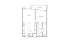 1 bed 1 bath, 798 to 799 square feet
