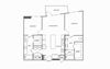 2 bed 2 bath, 1276 square feet