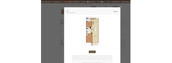 A webpage displays a floor plan of a property with various rooms labeled.