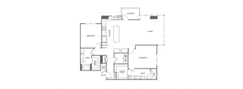 2 bed 2 bath, 1453 square feet