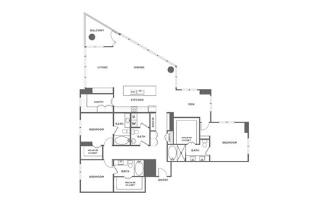 3 bed 3.5 bath, 2556 square feet