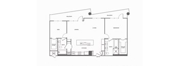 2 bed 2 bath, 1453 square feet