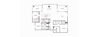 3 bed 3.5 bath, 2724 square feet