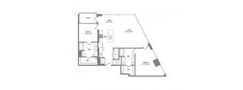 a drawing of a floor plan of a house