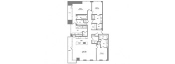 a black and white floor plan of a house