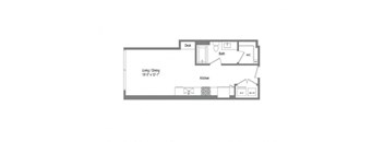 floor plan photo of the merc in bothell, wa