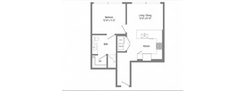 a black and white floor plan of a house