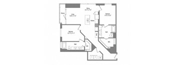 illustration of the marquette apartment homes floor plans