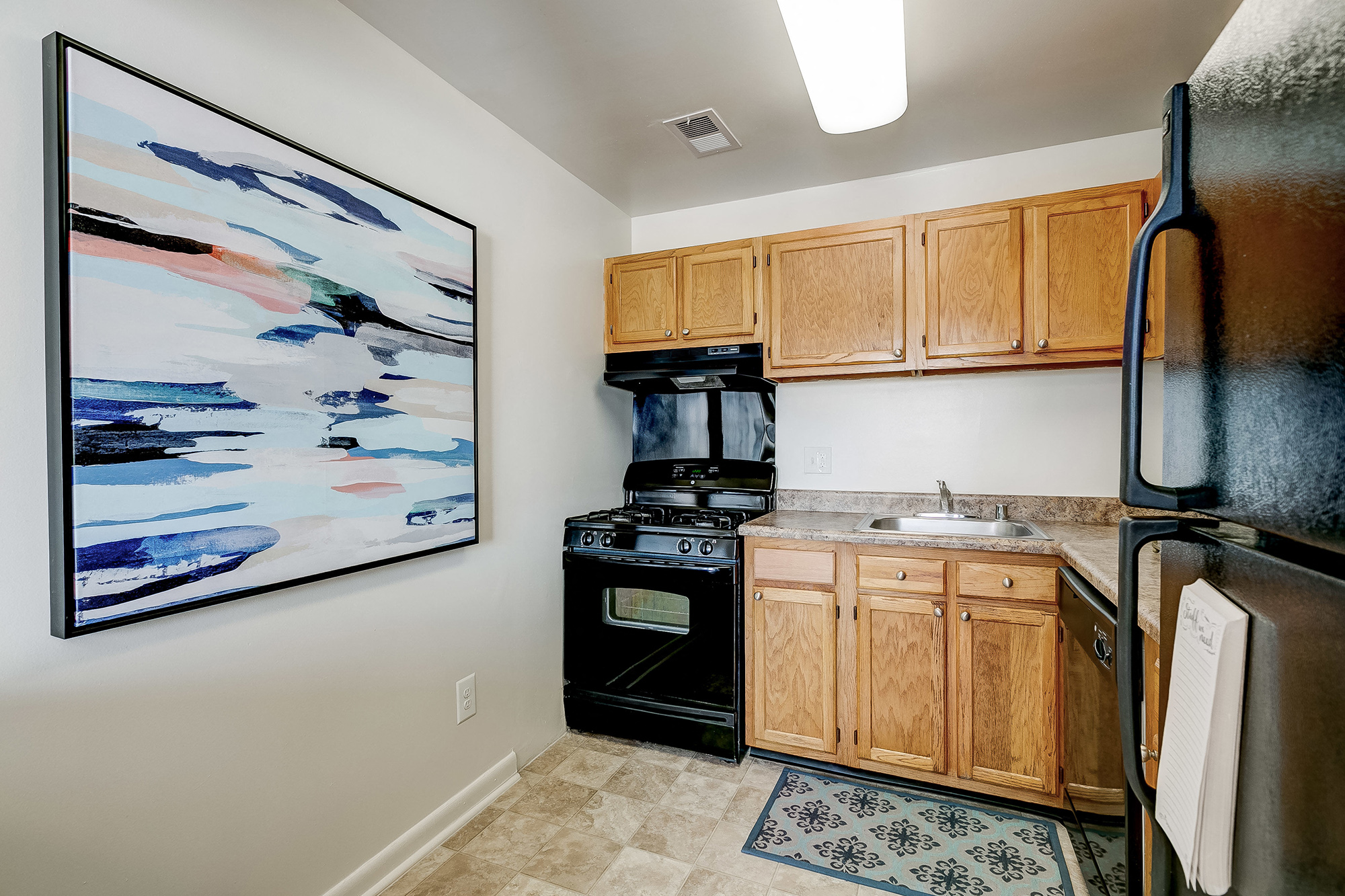 Kitchen Unit at Doncaster Village Apartments, Parkville, 21234
