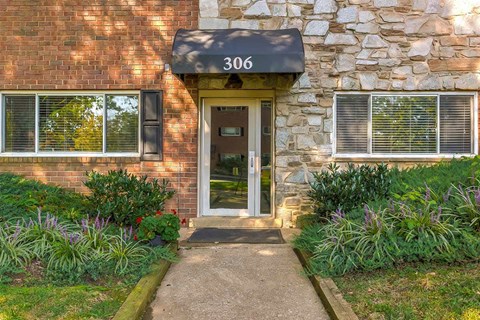 Building Entrance at Stevenson Lane Apartments, Maryland, 21204