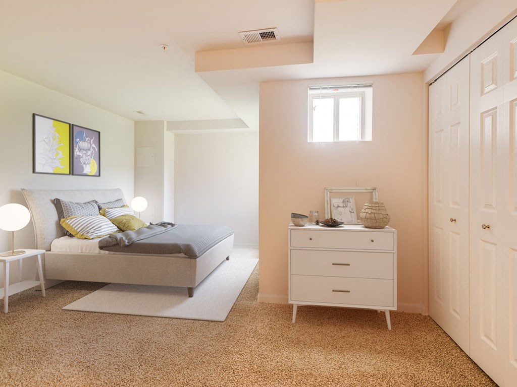 Renovated Bedroom at Cardiff Hall Apartments, Towson, MD