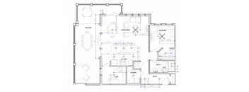 A1 Floor Plan at The Apartments at St. Marys, North Carolina