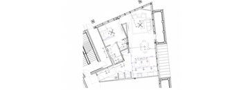 958 Square ft 1bed 1 bath floor plan at St Mary's Square North Apartments, Raleigh, NC