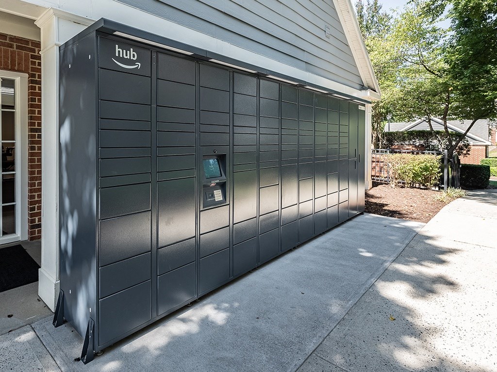 Amazon Hub Package at The Village Apartments, North Carolina, 27615