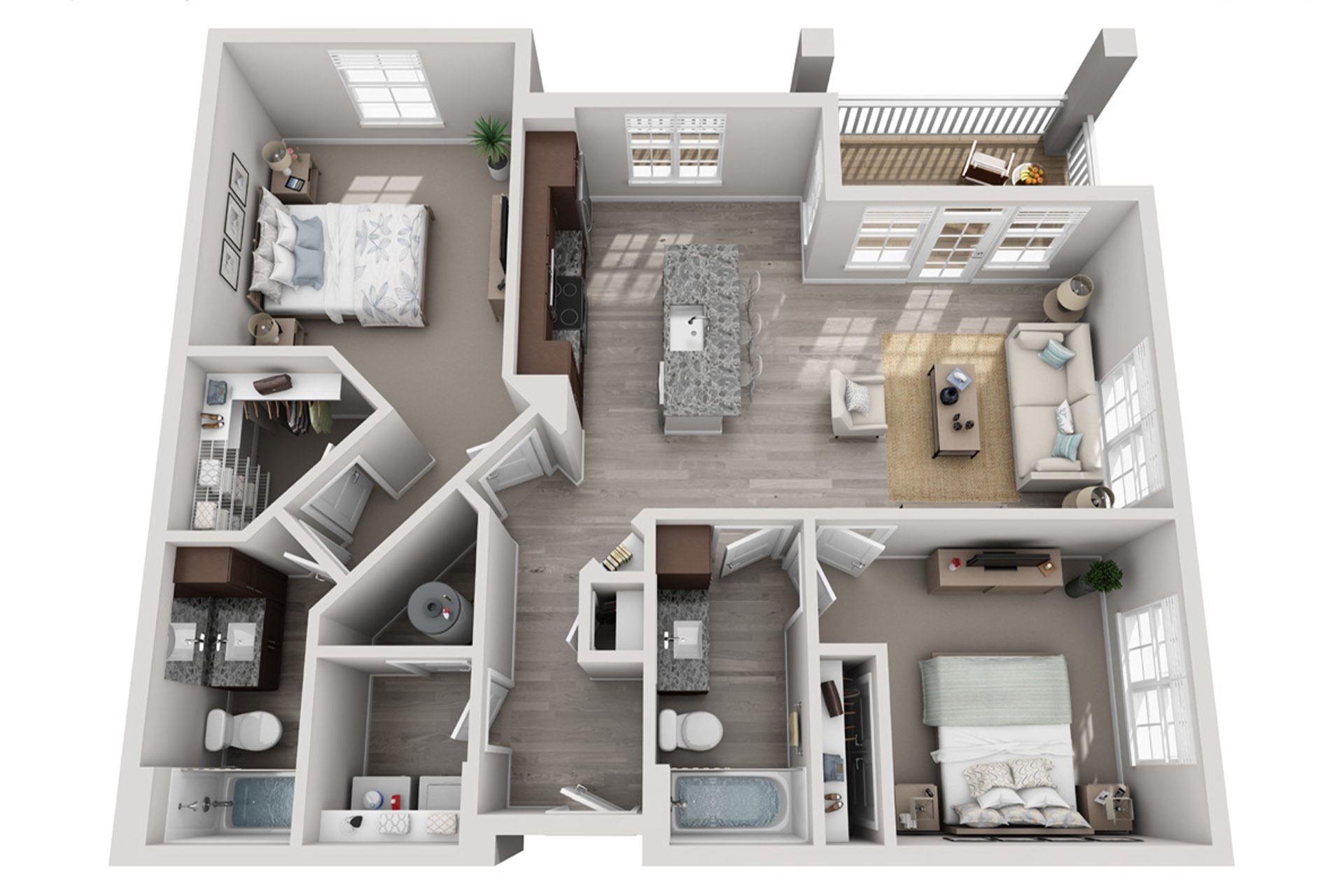 B2 floor plan