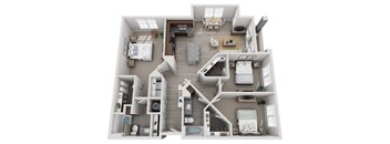3 Bed Floorplan | 1,451 Sq. Ft. at Elevate at Brighton Park, Summerville, SC