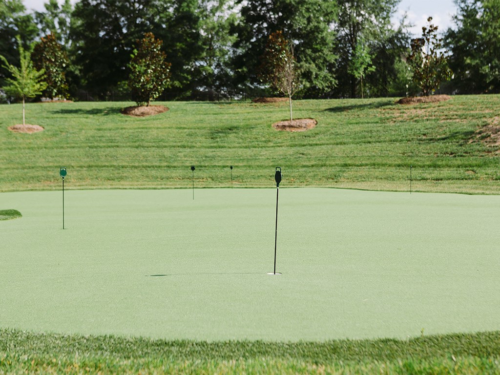 Putting green at Sycamore at Tyvola, Charlotte, 28217
