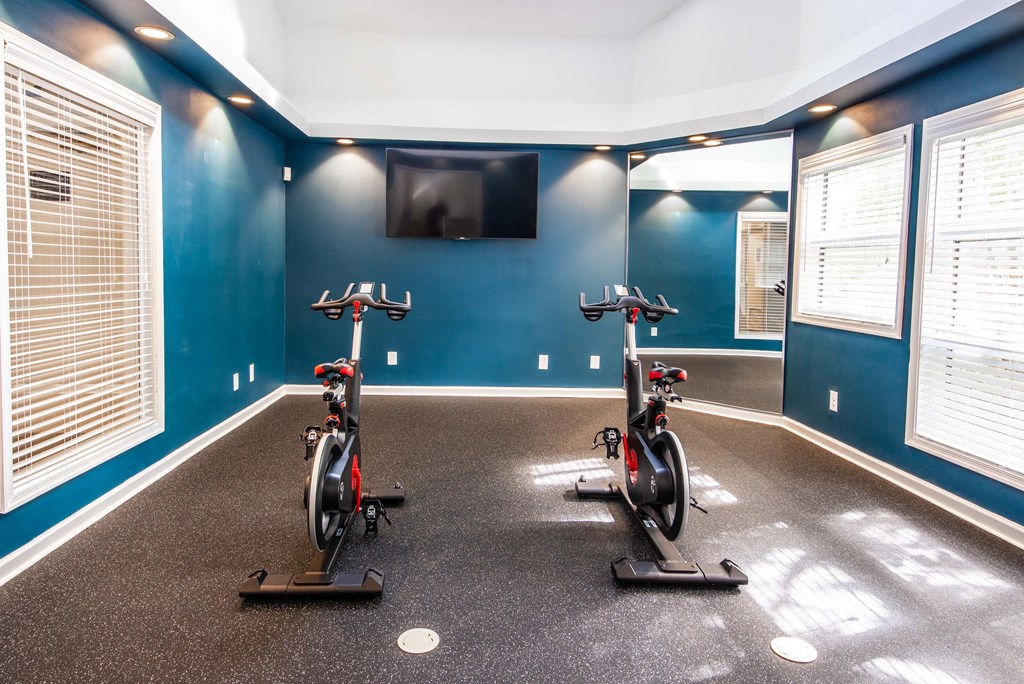 Spin Bikes at The Crossings at White Marsh Apartments, Perry Hall, Maryland