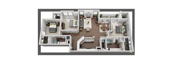 Camellia 3bd 2ba Floorplan at Sweetgrass Landing, South Carolina, 29466