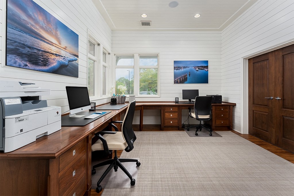 Business Center at The Reserve at Mayfaire Apartments, Wilmington NC