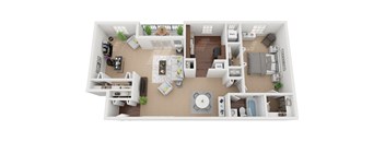 Baldwin renovated 1 bedroom 1 bath with den at Courthouse Square Apartments, Maryland