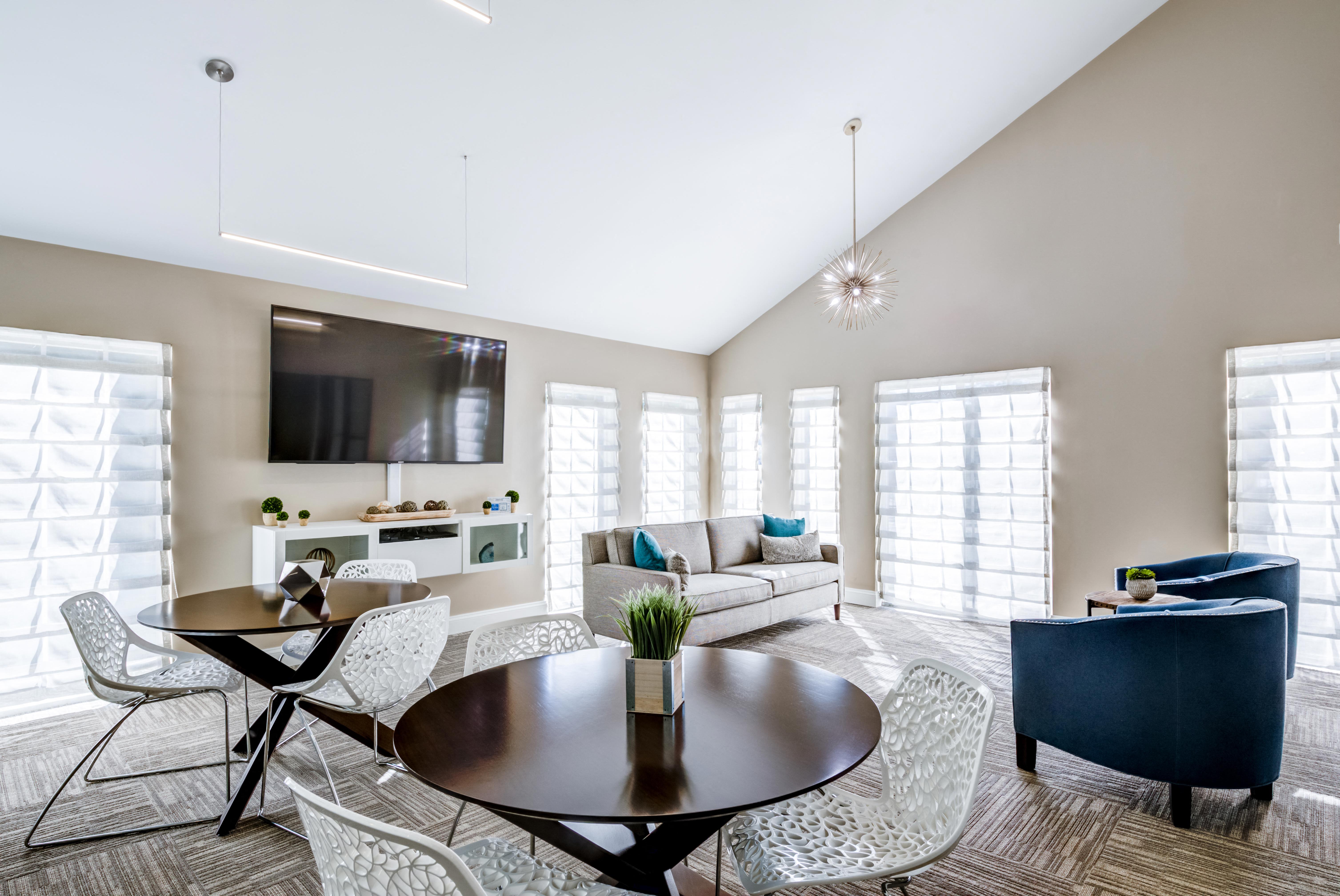 Free WiFi in Resident Lounge at The Crossings at White Marsh Apartments, Maryland