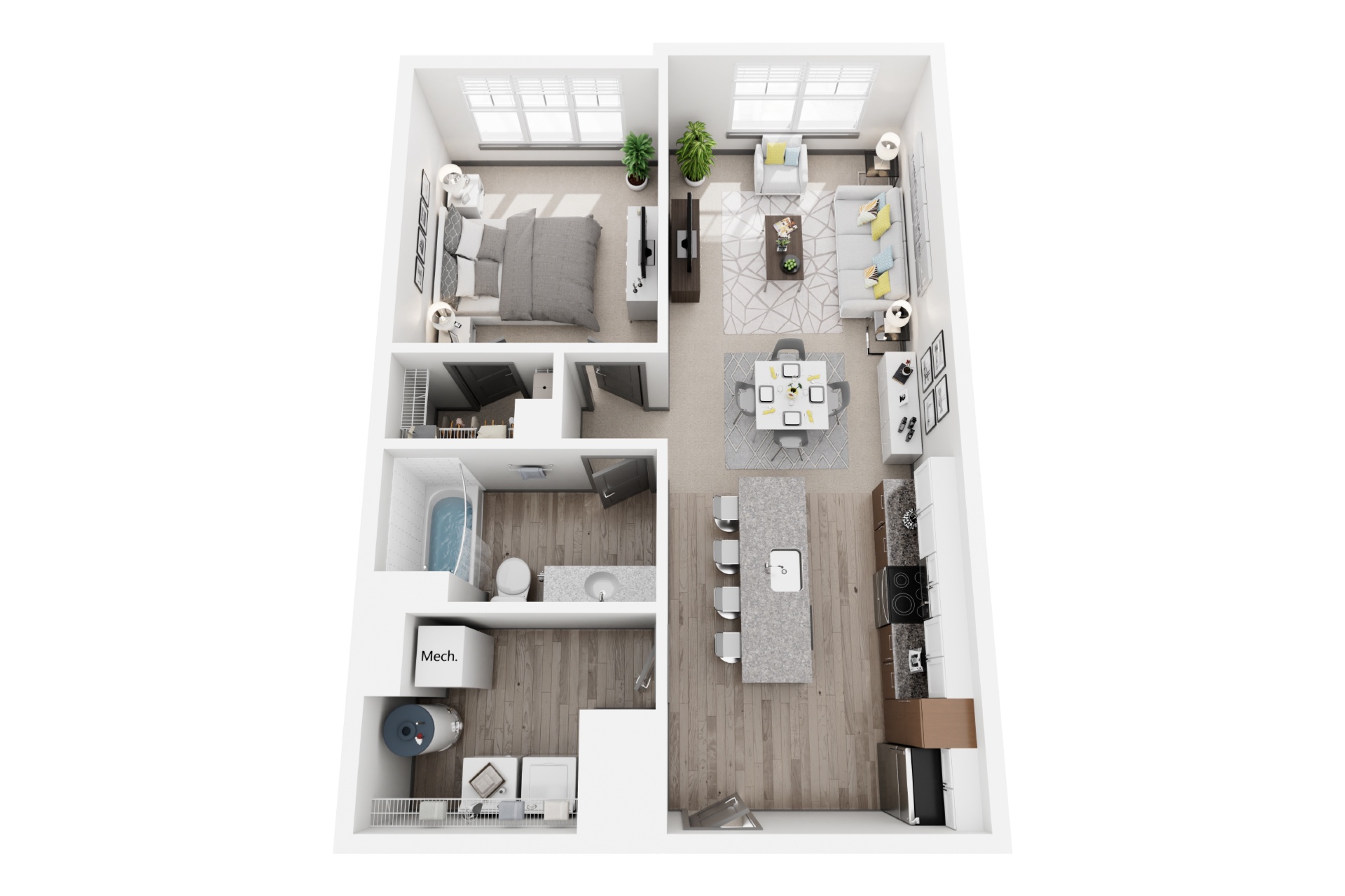 A2 floor plan
