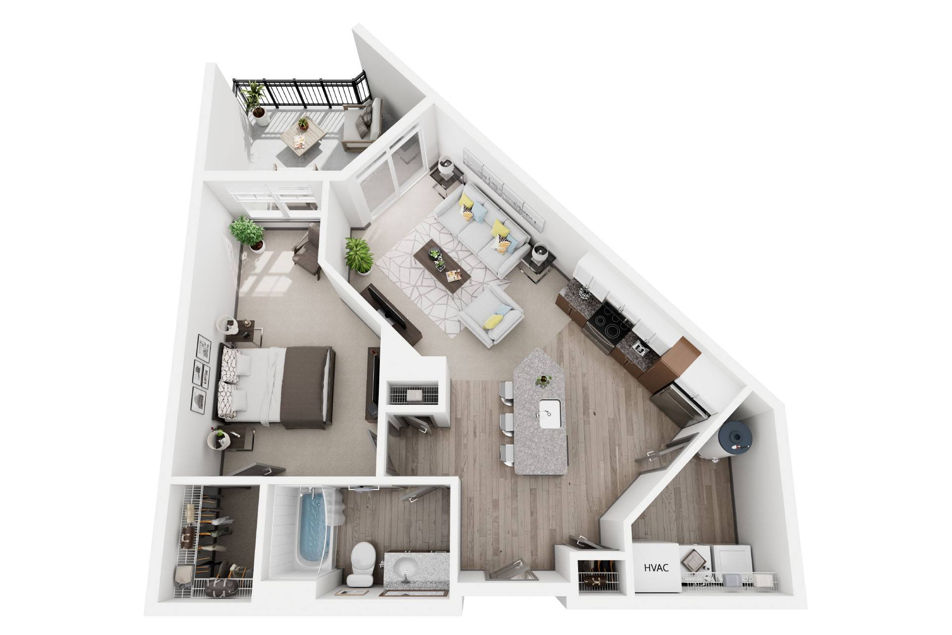 B floor plan