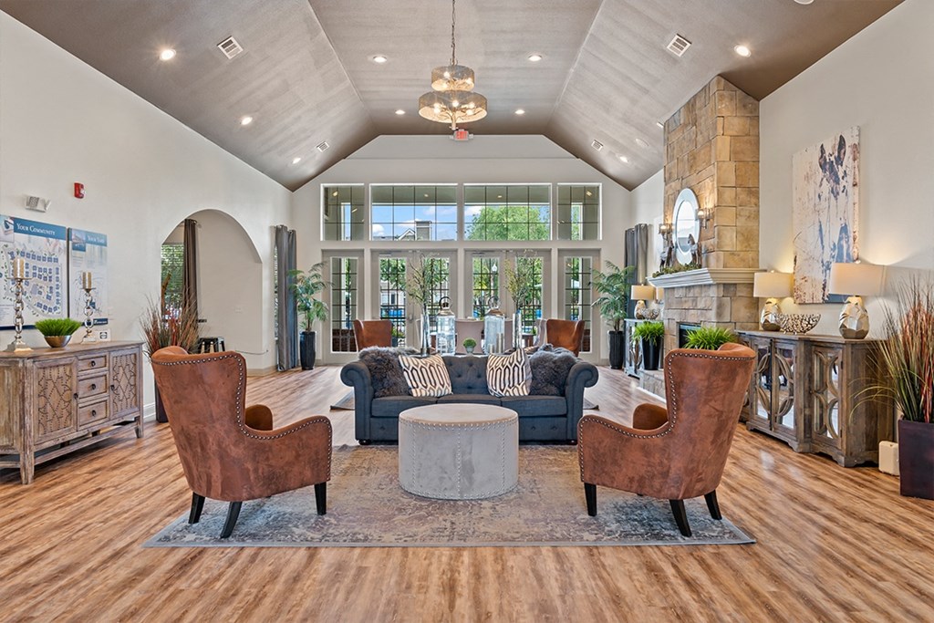 community room with charis at Fortress Grove, Murfreesboro, Tennessee