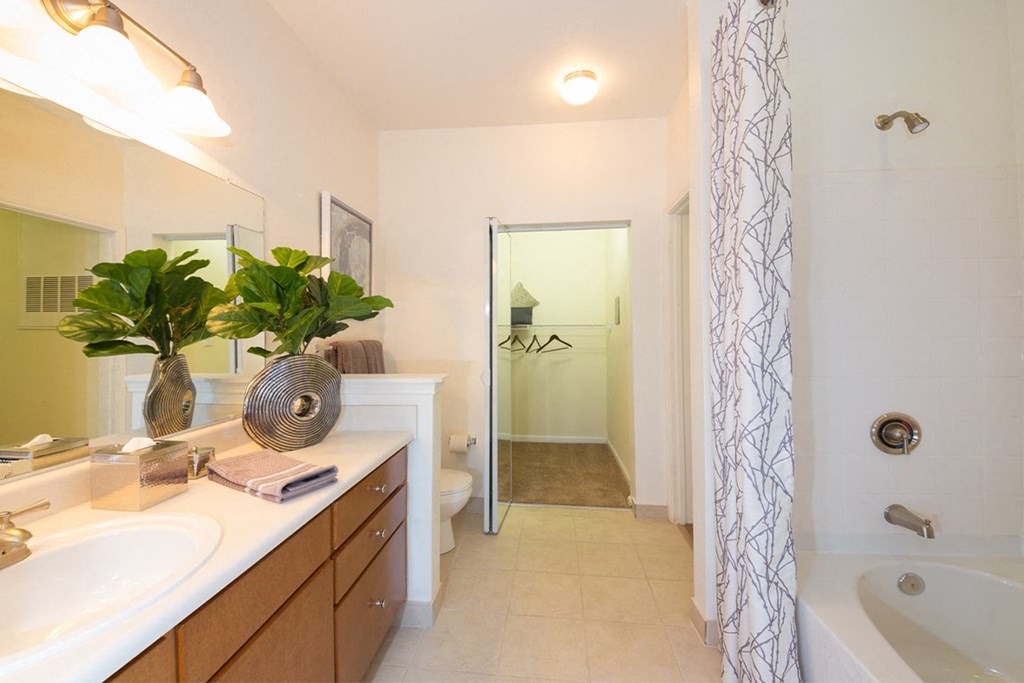 a bathroom with a sink and a bathtub at Fortress Grove, Tennessee, 37128