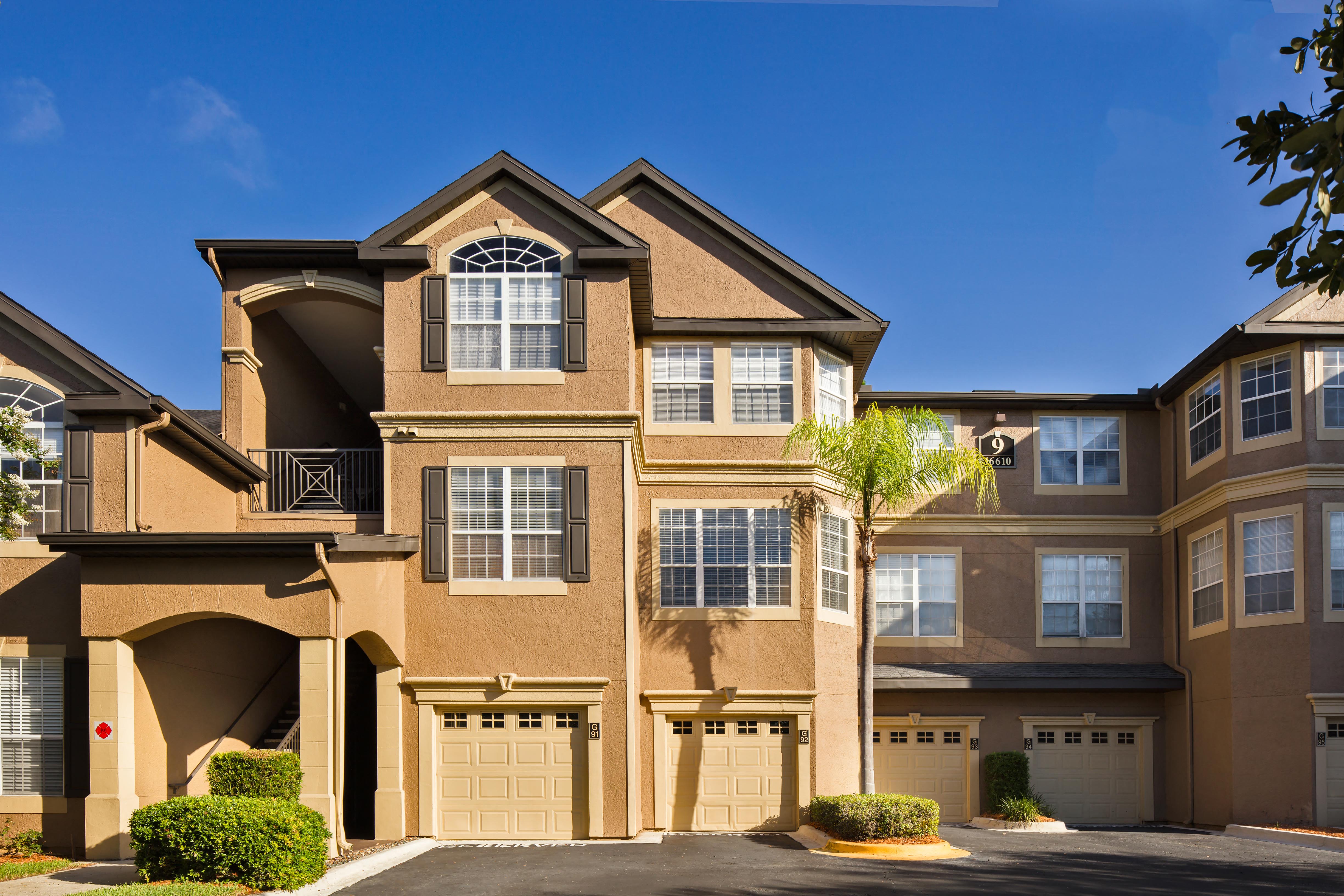 Attached Garages at The Grand Reserve at Tampa Palms Apartments, Tampa, 33647