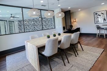Conference table in the business center  at Two Addison Place Apartments , Pooler, GA, 31322