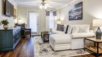 Modern Living Room Modern Living Room at Carolina Point Apartments, South Carolina, 29607 - Photo Gallery