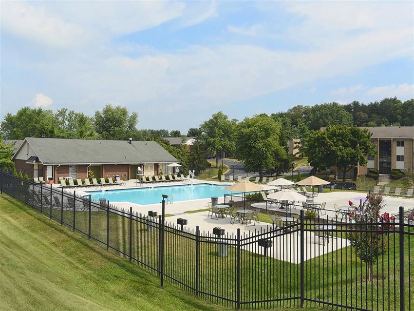 Olympic-size Swimming Pool  at Doncaster Village Apartments, Parkville, Maryland - Photo Gallery 1