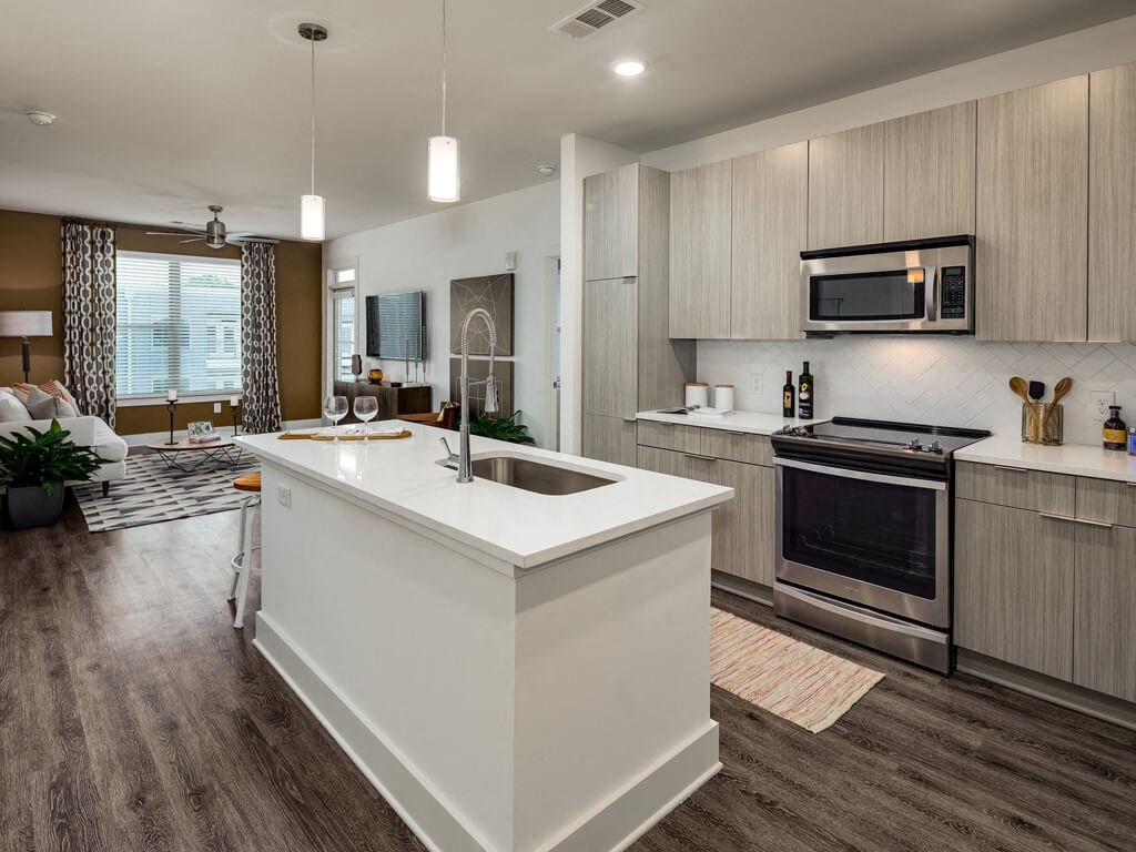 Spacious Full Size Kitchen at Millworks Apartments, Georgia, 30318