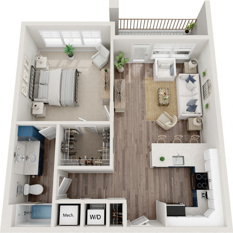 A1 floor plan