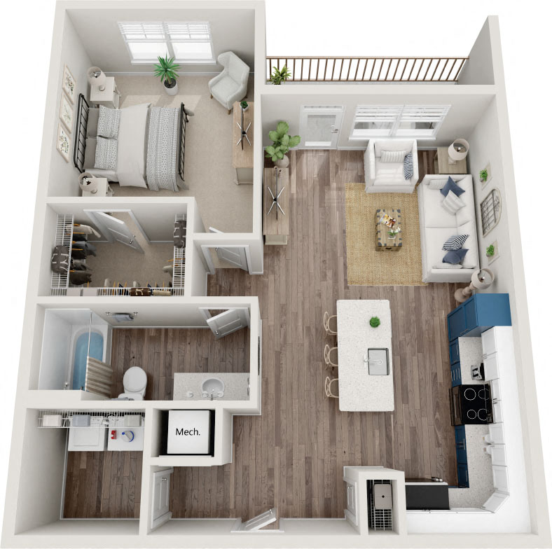 A2 floor plan