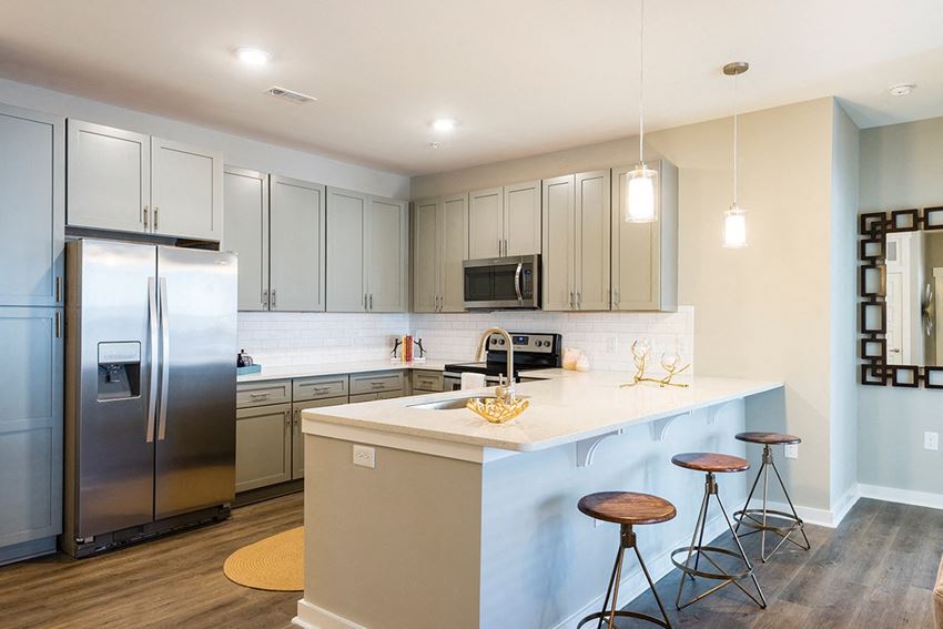 Kitchen with Large Eat Kitchen with Large Eat at Central Island Square, South Carolina, 29492