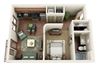 Atherton Studio Floor Plan Atherton Studio Floor Plan at Park & Kingston Charlotte NC 28203