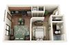 Dillworth 1 Bed 1 Bath Floor Plan Dillworth 1 Bed 1 Bath Floor Plan at Park & Kingston Charlotte NC 28203