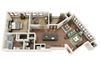Worthington 1 Bed 1 Bath Floor Plan Worthington 1 Bed 1 Bath Floor Plan at Park & Kingston Charlotte NC 28203