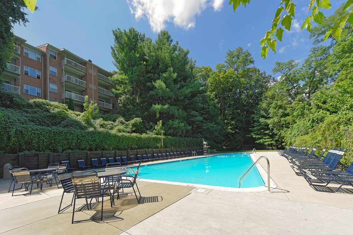 Resort-Style Pool at Kenilworth at Charles Apartments, Towson, Maryland