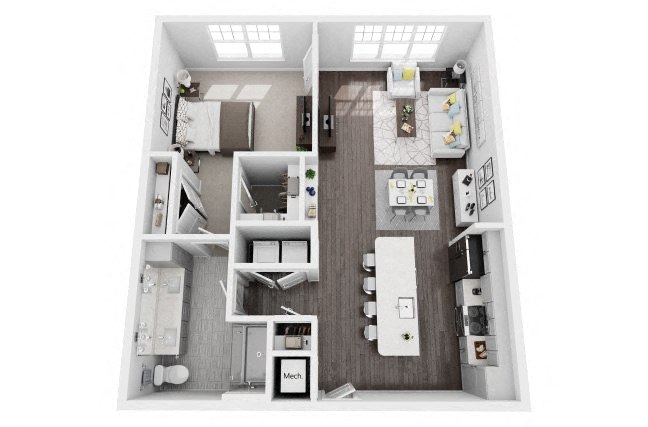 A3C floor plan
