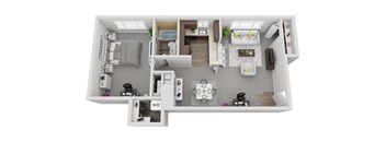 1 Bedroom 1 Bath 845sf renovated at Stevenson Lane Apartments, Towson, Maryland