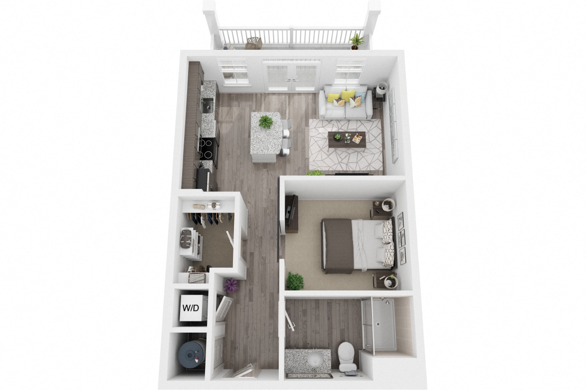 SA Studio floor plan