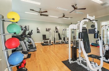 Fitness Center With Modern Equipment Fitness Center With Modern Equipment at Sweetgrass Landing, Mount Pleasant, 29466 - Photo Gallery 4