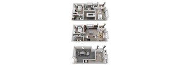 White Oak Floorplan | 1,451 Sq. Ft. at Elevate at Brighton Park, South Carolina, 29486