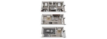 Willow Oak Floorplan | 1,307 Sq. Ft. at Elevate at Brighton Park, Summerville, South Carolina