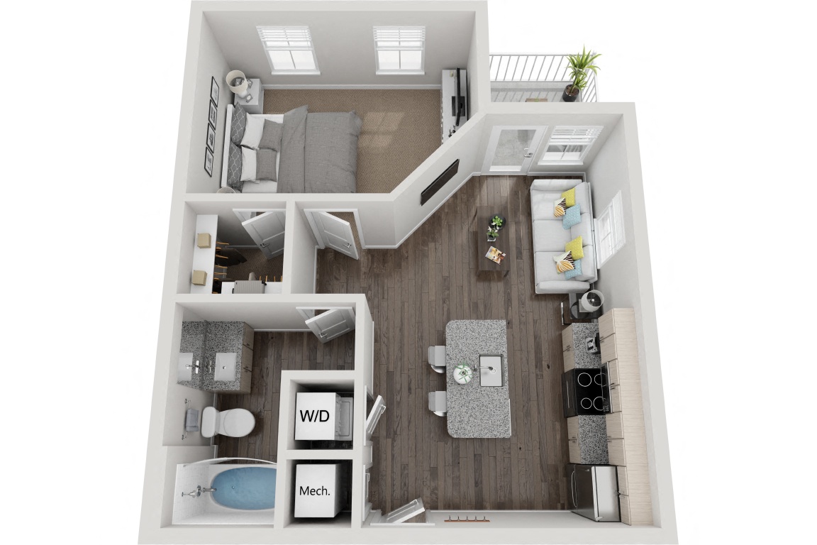 A1 floor plan